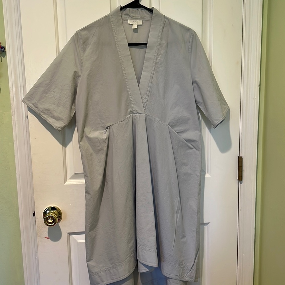COS summer tunic, Size S, light grey